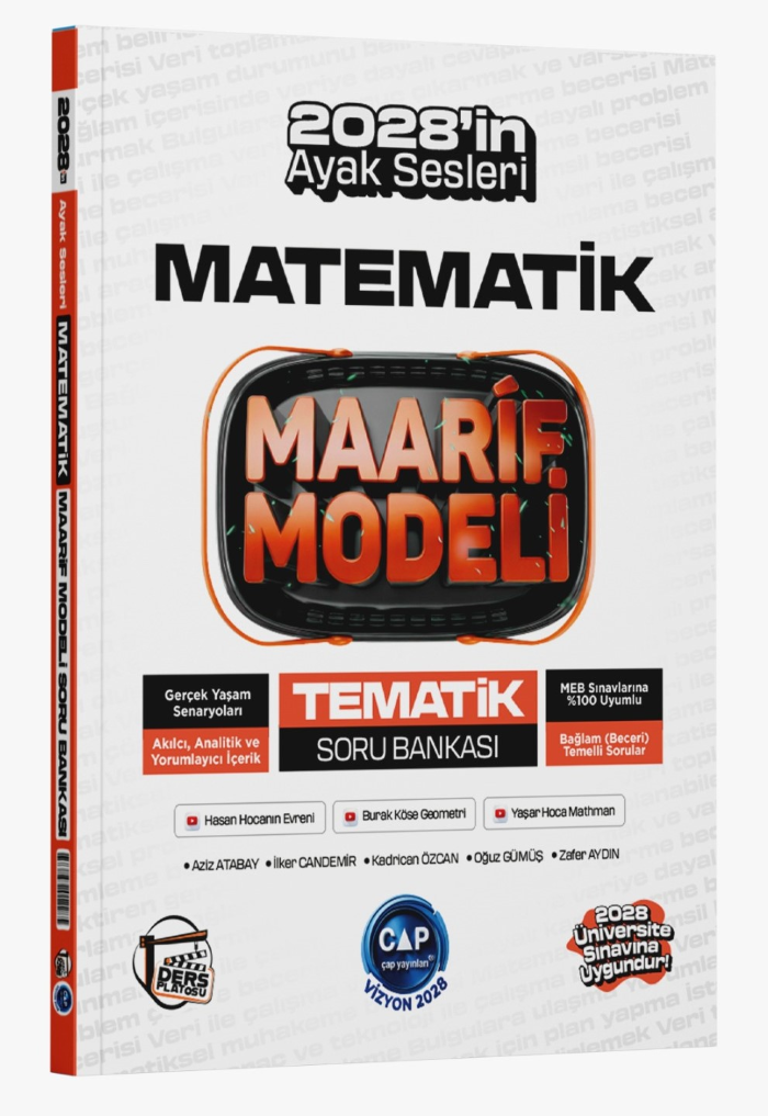 ÇAP ÜNİHAZ. MAARİF TEMATİK S.B. MATEMATİK - 2026